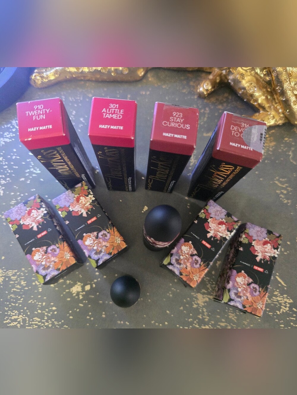 MAC × Skullpanda Powder kiss liptick bundle set limited edition. - Picture 4 of 10